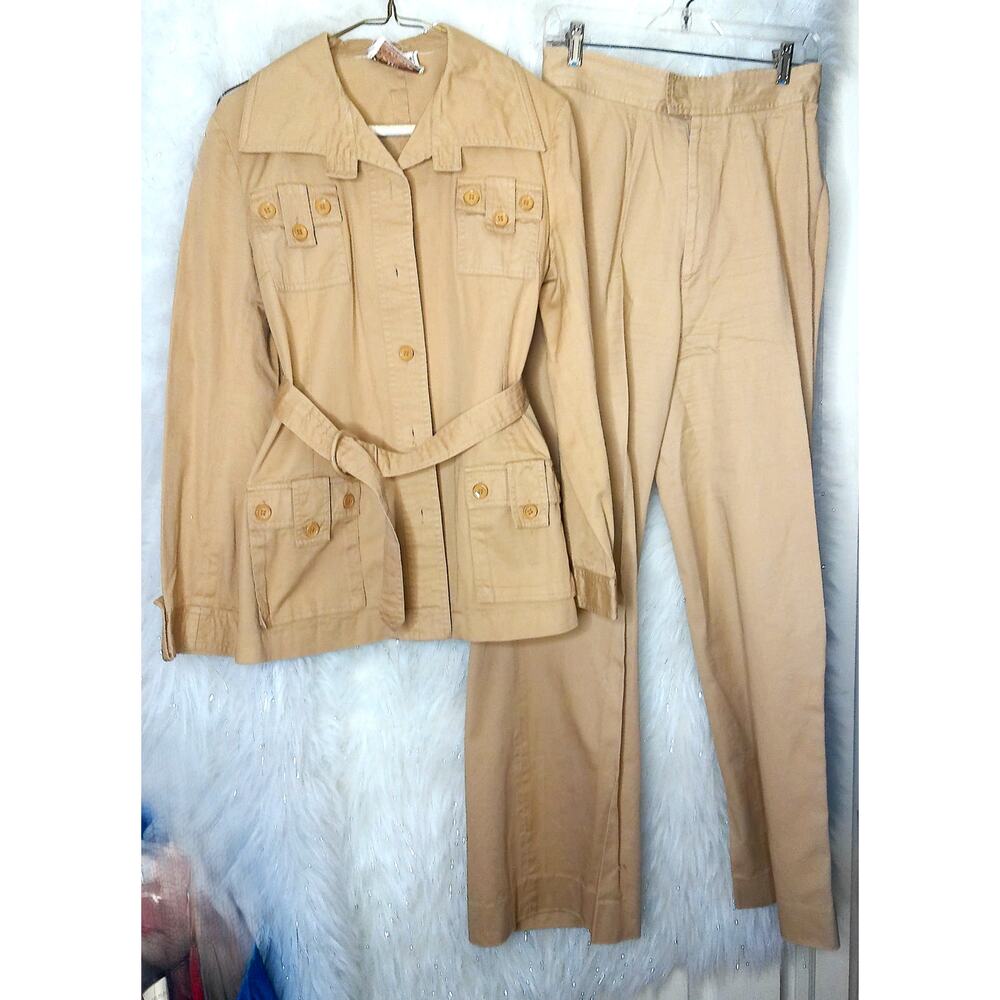 Vintage Suit Yourself At Alexanders Pants Set Flares Bells Size 15/16 READ - Picture 4 of 11
